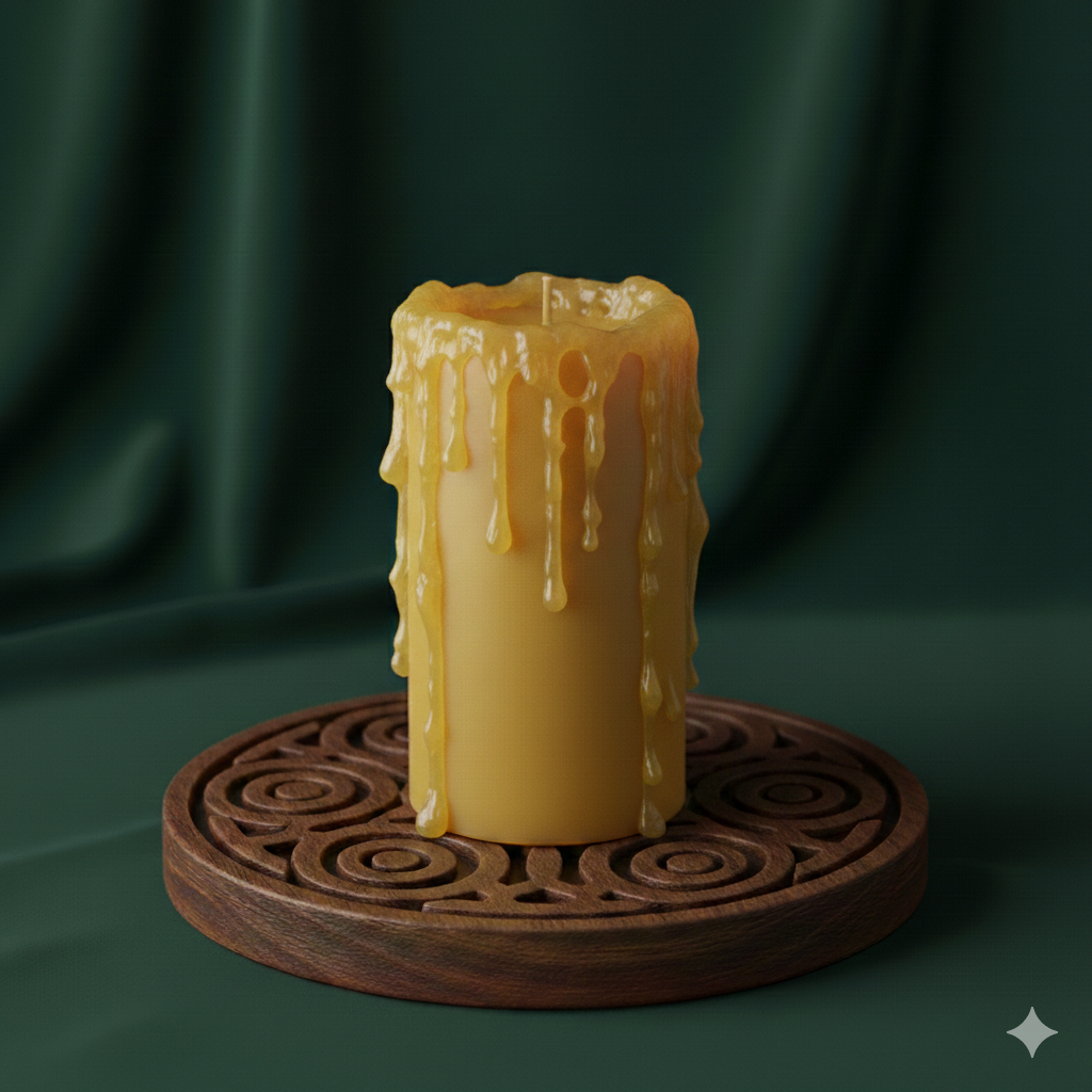 Beeswax Pillar Candle